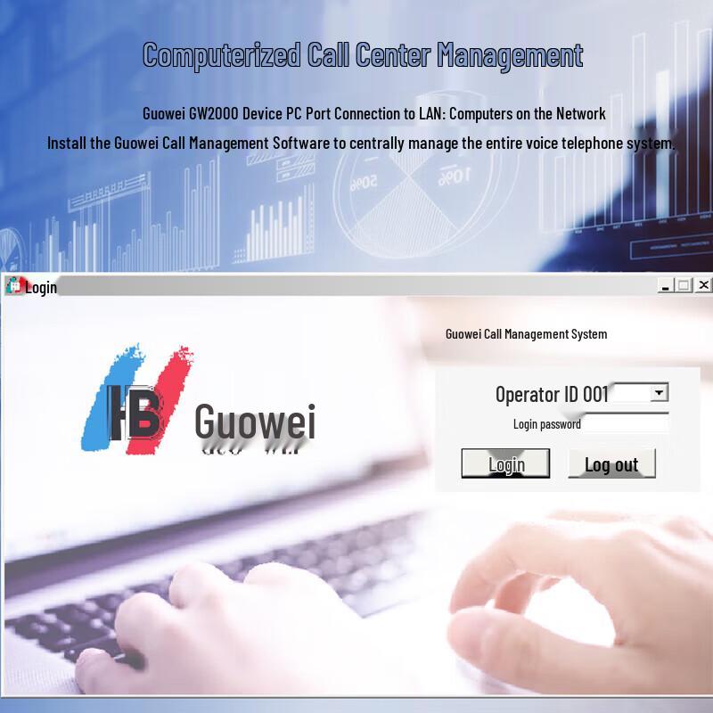 Guowei GW2000-1 PBX Telephone Switch System