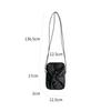 Korean Fashion Canvas Crossbody Bag For Women Small Square Bag Casual Bow Tie Zippper Phone Small Bags For Ladies Shopper Bags