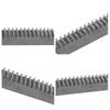 1pc Length 500mm 1M 1.5M 2M Gear Rack 1 1.5 2 Module Straight Teeth Drive Rack 10x10 10x12 12x12 15x15 15x20 20x20 45# Steel