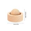 Natural Wood Essential Oil Diffuser Ball Handcrafted Solid Wood Aromatherapy Decor For Home Office And Car Use