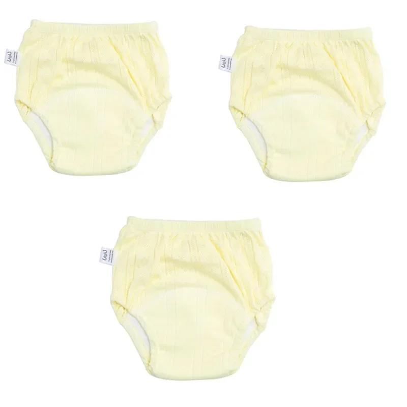 3 PEZZI/LOTE Colori Caramella Pantaloncini da Allenamento per Neonato Shorts Estivi per Bambino Pannolini di Stoffa Lavabili per Maschio e Femmina Pannolini Riutilizzabili Mutandine per Lattante
