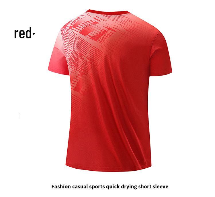 Men's and Children's Short Sleeve Sports Jersey for Badminton and Table Tennis - Summer Training and Competition Team Uniform