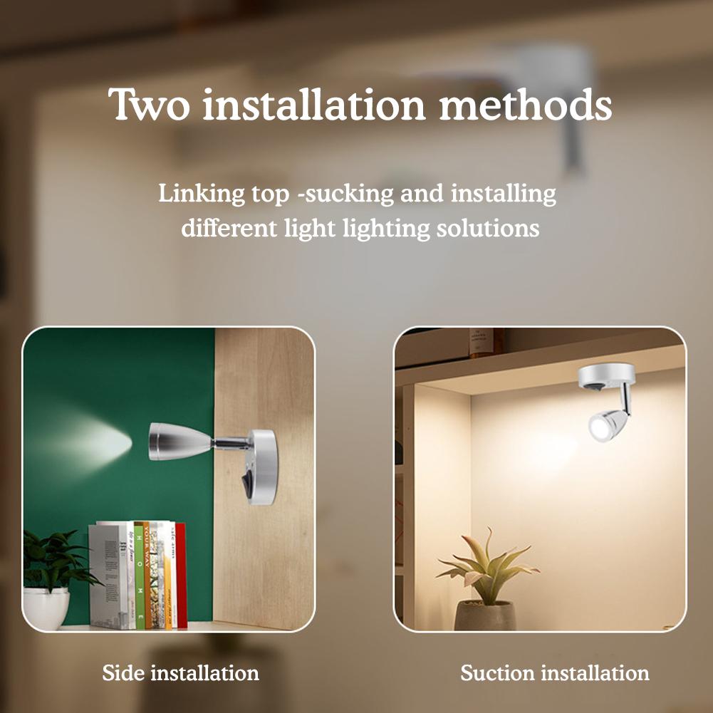 RV Lights Interior Reading Lamp LED Bedside Lamp 3W RV Wall Sconce Light Fixtures Rotatable Spot Lights Boat Camper Van Lamp