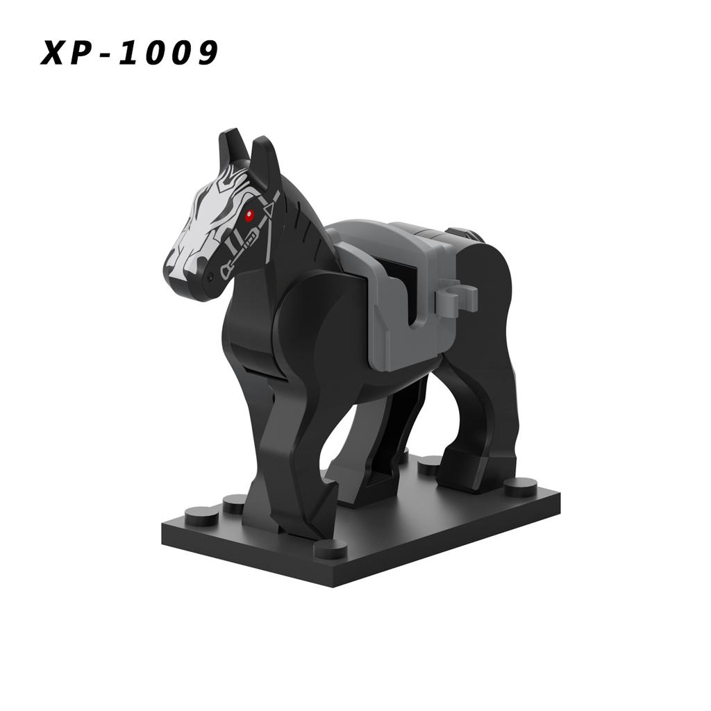 Animal Shark Woolly Mammoth Saber-toothed Tiger Elk Boar Sheep Bear Horse Compatible with Small partBrick Gift Children's Toys