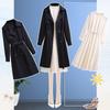 British Style Cotton Trench Coat - Women's Trendy Spring/Autumn Mid-Length, Petite, Slimming, 2025 Collection.