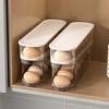 Automatic Egg Roller Container With 2 Layer Stable Saving Space Egg Storage Rack For Refrigerator Home