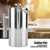 Double Walled Stainless Steel Coffee Maker French Press T Pot with Filter (800ML)
