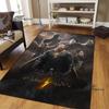 Dwayne Johnson Movie Carpets and Rug Black Adam Carpet Floor Mat Living Room Bedroom Large Area Soft Carpet Kids Room Rug