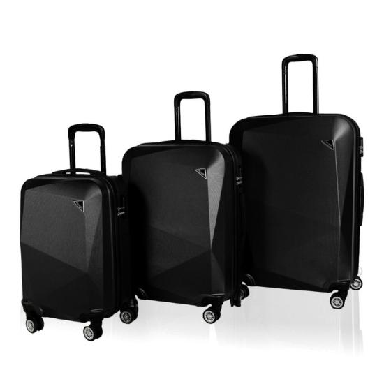 Set di valigie da viaggio per vacanze modello Diamond 3 dimensioni +19 opzioni di colore