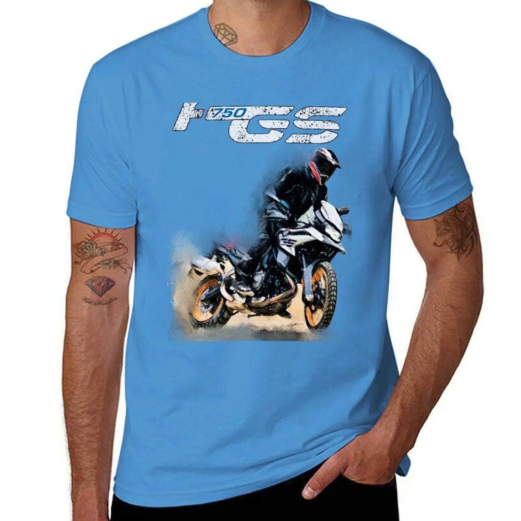 F 750 GS Premium Adventure Big Trail Μπλουζάκι για αγόρια με στάμπα ζώων γρήγορου στεγνώματος καλοκαιρινό τοπ μπλουζάκια ανδρικά με στάμπα hip hop