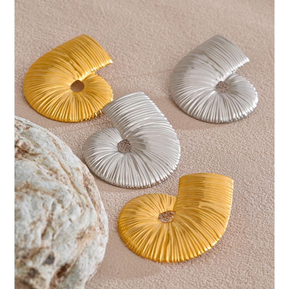 Eetit Waterproof Stainless Steel Metal Statement Stud Earrings Minimalist Stripe Attractive Fashion Europe Jewelry Wholesale