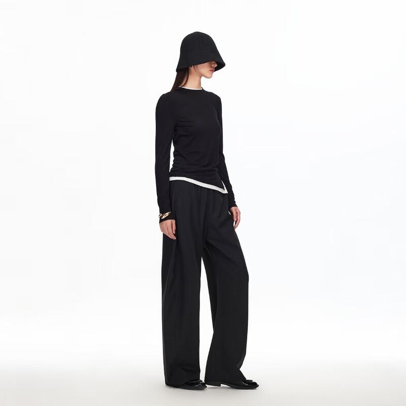 Veromoda 2025 Autumn Loose Fit Casual Pants