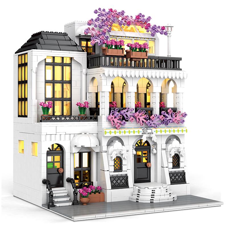 Top-Grade Moc High-Standard Creative First-Class European Building-Set Design High-Standard Construction High-Standard Bricks Premium-Quality Garden