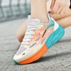 2025 trendy casual sports shoes for men and women breathable fly-woven running shoes large size couple mesh night running shoes