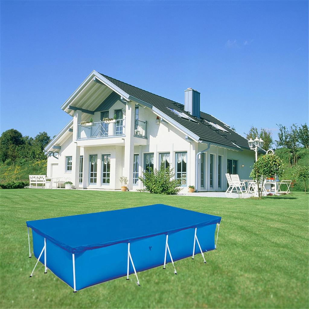 Ground Pool Cover Dustproof Windproof Pool Blanket Wear-Resistant Protector For Indoor Outdoor Garden Backyard