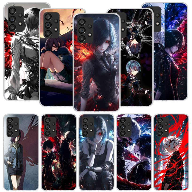 G-Ghoul Tokyo Touka Kirishima Phone Case for Samsung Galaxy A52 A51 A50S A12 A22 A32 A72 A10S A30S A31 A71 Note 20 Ultra 10 Plus