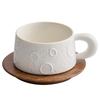 Ceramic Coffee Cup and Plate Set, High-end and Exquisite Mug, Breakfast Cup, Home Tea Cup with Spoon, Couple Cup