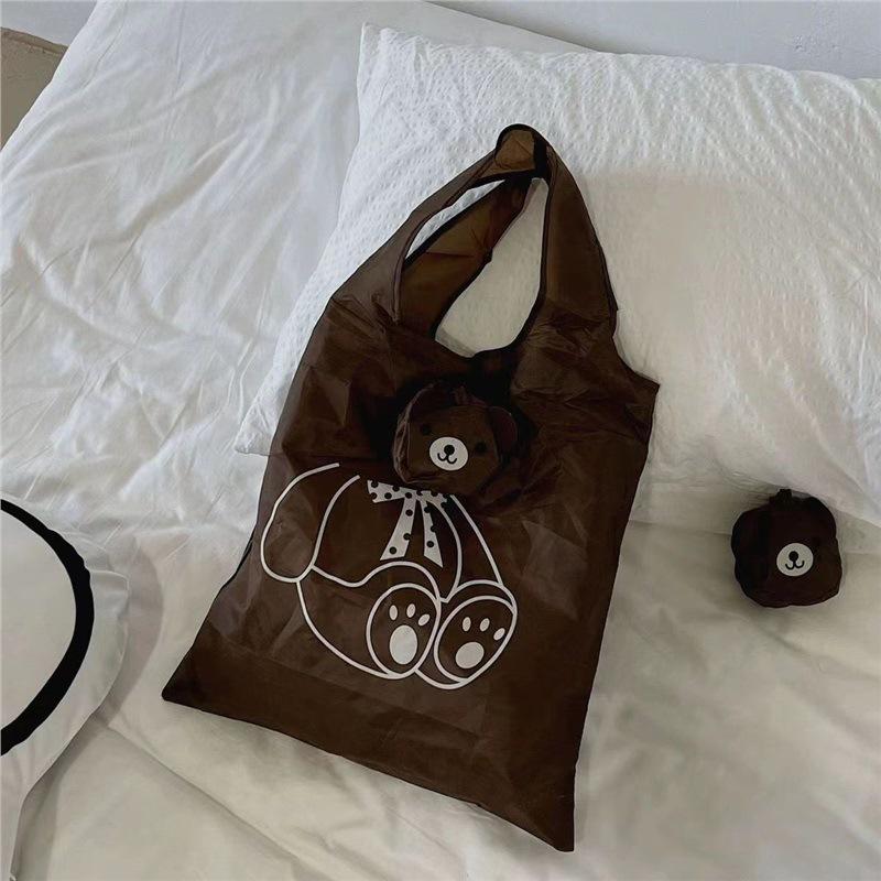 Cartoon Foldable Shopping Bag Portable Large Capacity Supermarket Eco-Friendly Bag
