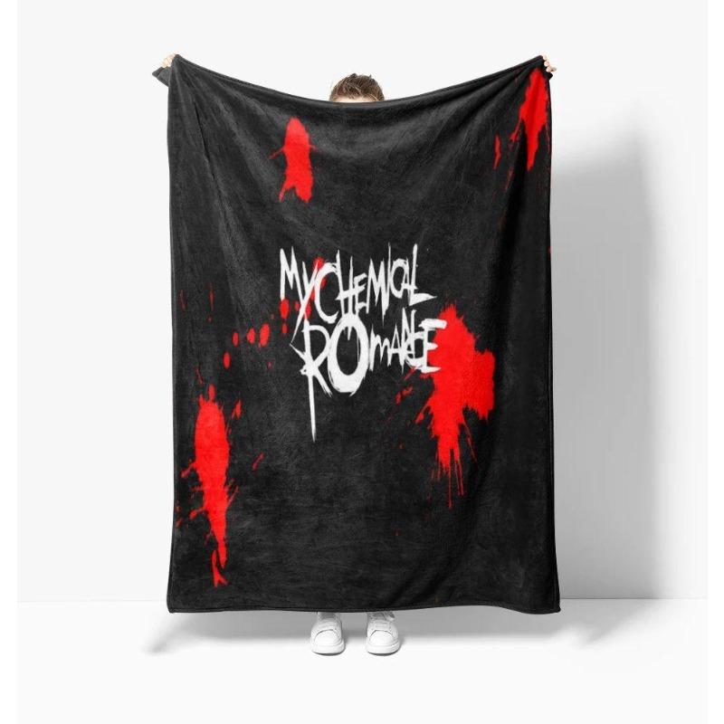 My C-Chemical R-Romance Band Blanket Flannel Soft Kid's Baby Throw Blanket,for Bedroom Living Room Sofa Bed Car, Brithday Gift
