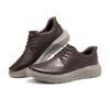 Skechers Casual Versatile Comfortable Casual Leather Shoes Men Shoes Brown 205704-CHOC