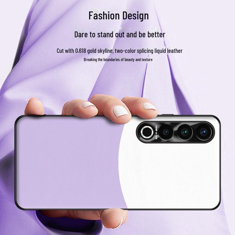 Meizu 20pro Liquid Leather Anti-Fall Protective Case - One Piece
