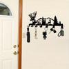 Metal Deer Wall Key Hook Entry Organizer Nature Gift Home Decor