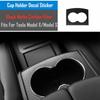 Interior Stickers Center Console Carbon Fiber Look