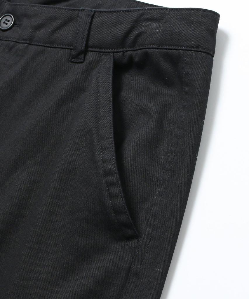 UCLA Unisex Washed Flat-Tuck Cargo Wide Pants [Black] (Uc3Lp20)