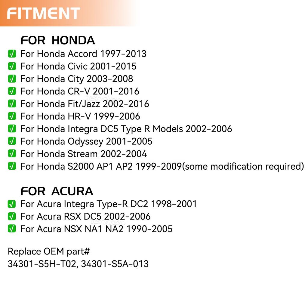 For Honda CRV Accord Civic City Fit Jazz Stream HRV S2000 Blinker Lights Repeater Dynamic Turn Signal Side Marker Lamps