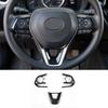 Carbon Fiber Steering Wheel Frame Trim For Toyota Corolla Cross -2025