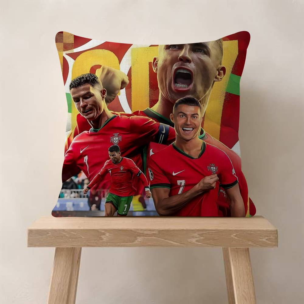 CR7 Cristiano R-Ronaldo-es Cushion Cover Pillow Cover Decor Pillowcase Printed Cushion Case For Couch