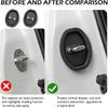 2 PCS Door Latch Protective Cover, Silicone Door Lock Shockproof Cover, Automotive Lock Silent Decorations, Universal for Most Cars, Trucks, SUVs