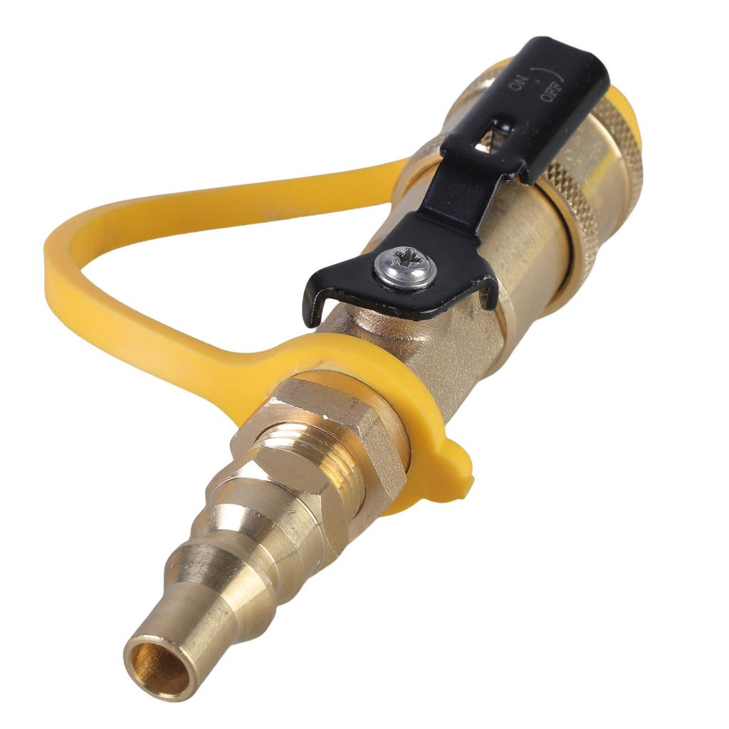 Set of 7 Brass Propanes Connectors Quick Connecting Fitting Conversion Fitting Grilling Connectors Suitable for Travel