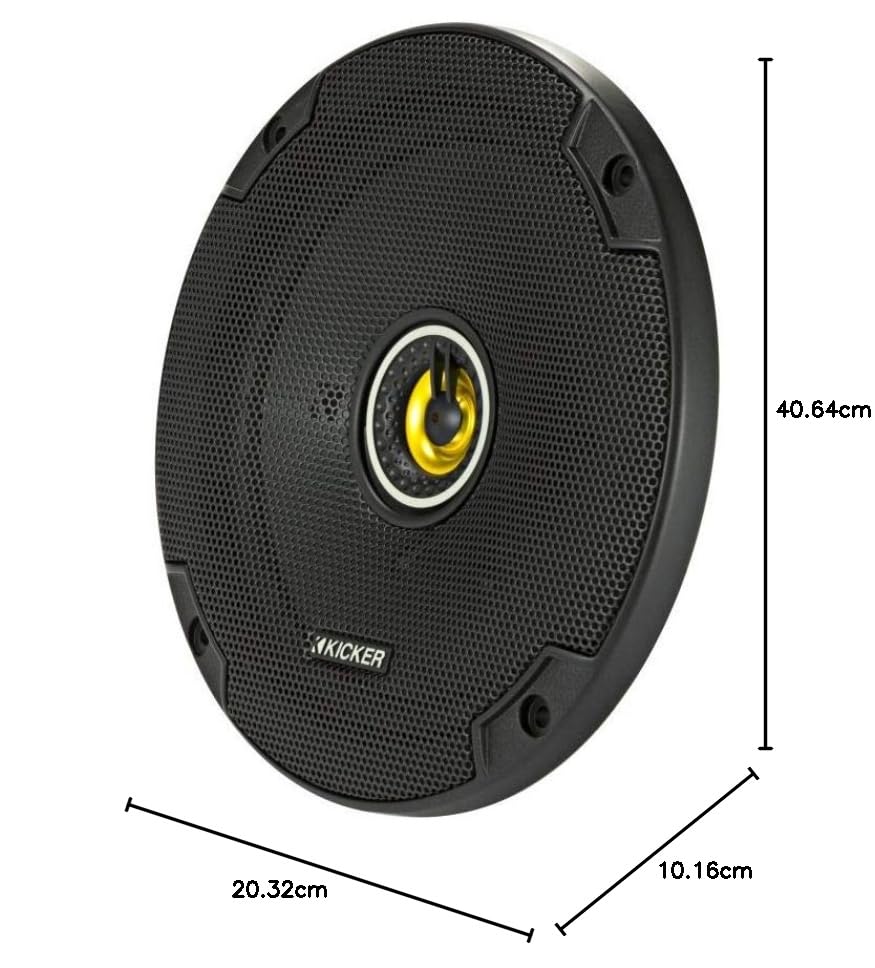 KICKER CSC674 16,5 cm koaxiala 2-vägs bilhögtalare, Officiell japansk produkt