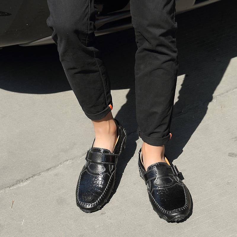 38-47 Мужские кожаные туфли ручной работы в европейском стиле — фото 15