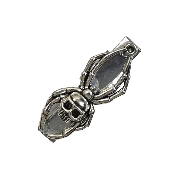 Spinki gotyckie szkielet dla dziewczynki na imprezy o tematyce Halloween, urocza spinka do włosów