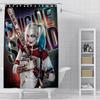 Tenda da Doccia Harley Quinn Tessuto in Poliestere Impermeabile Pittura Colorata Tende da Bagno Decorazione Bagno di Casa Tenda con Ganci