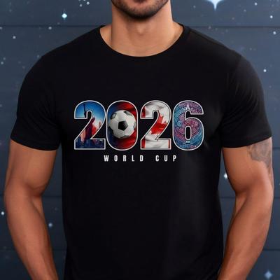 World Cup 2026 Nations Soccer T Shirt