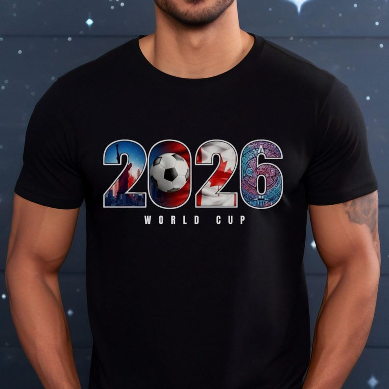World Cup 2026 Nations Soccer T Shirt