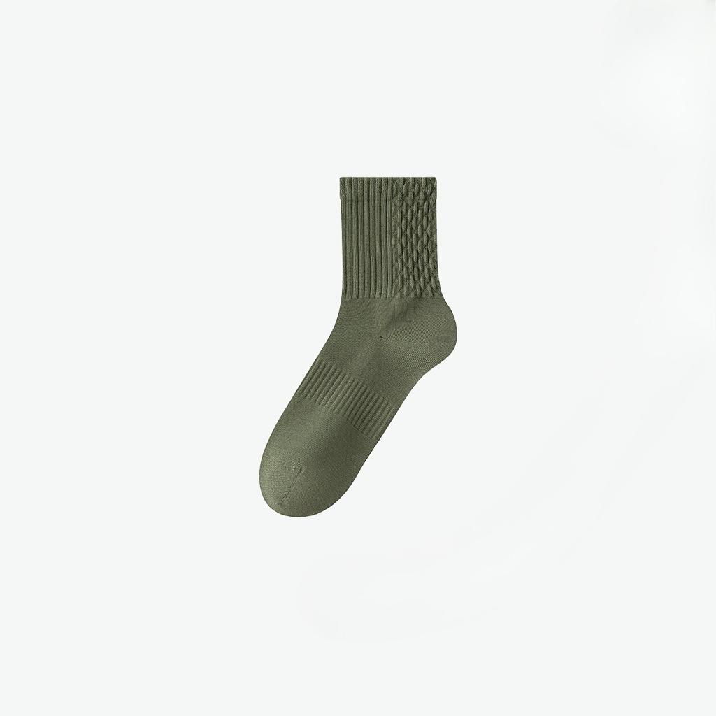 Herren Herbst Baumwolle Ätherisches Öl Feuchtigkeitsspendend Desodorierend Leichte Sport Freizeit Massage Unten Knochenlose Schlauchsocken
