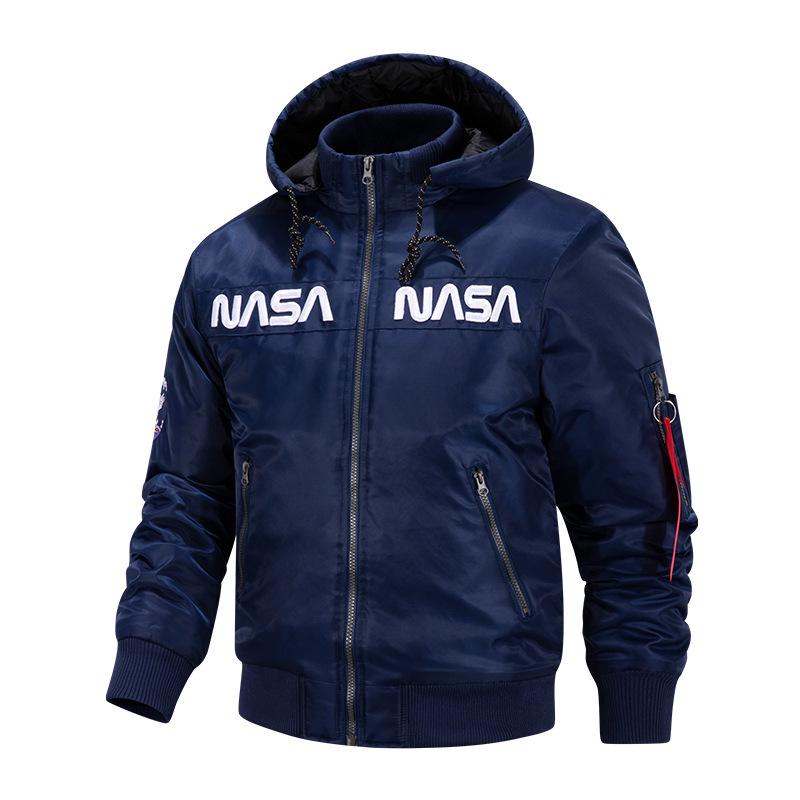 2026 NASA Men`s Trendy Hooded Winter