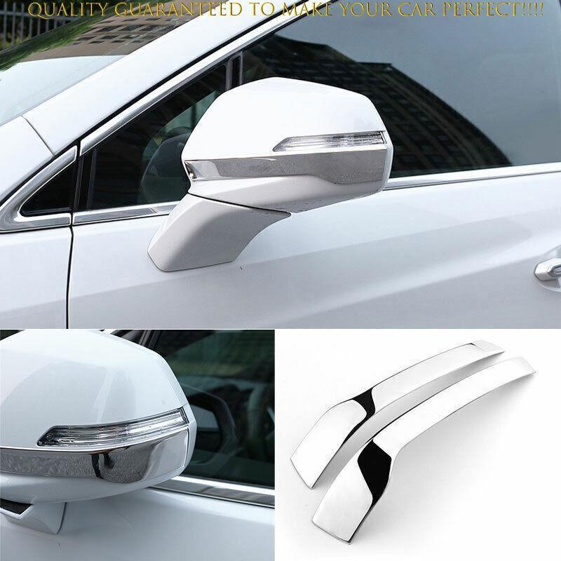For Cadillac XT5 2017-2025 Chrome Steel Exterior Rear View Mirror Strip Trim 2*