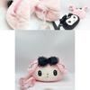 Sanrio Kuromi Melodie Plush Toy Crossbody Bag With Lace For Kids And Teens