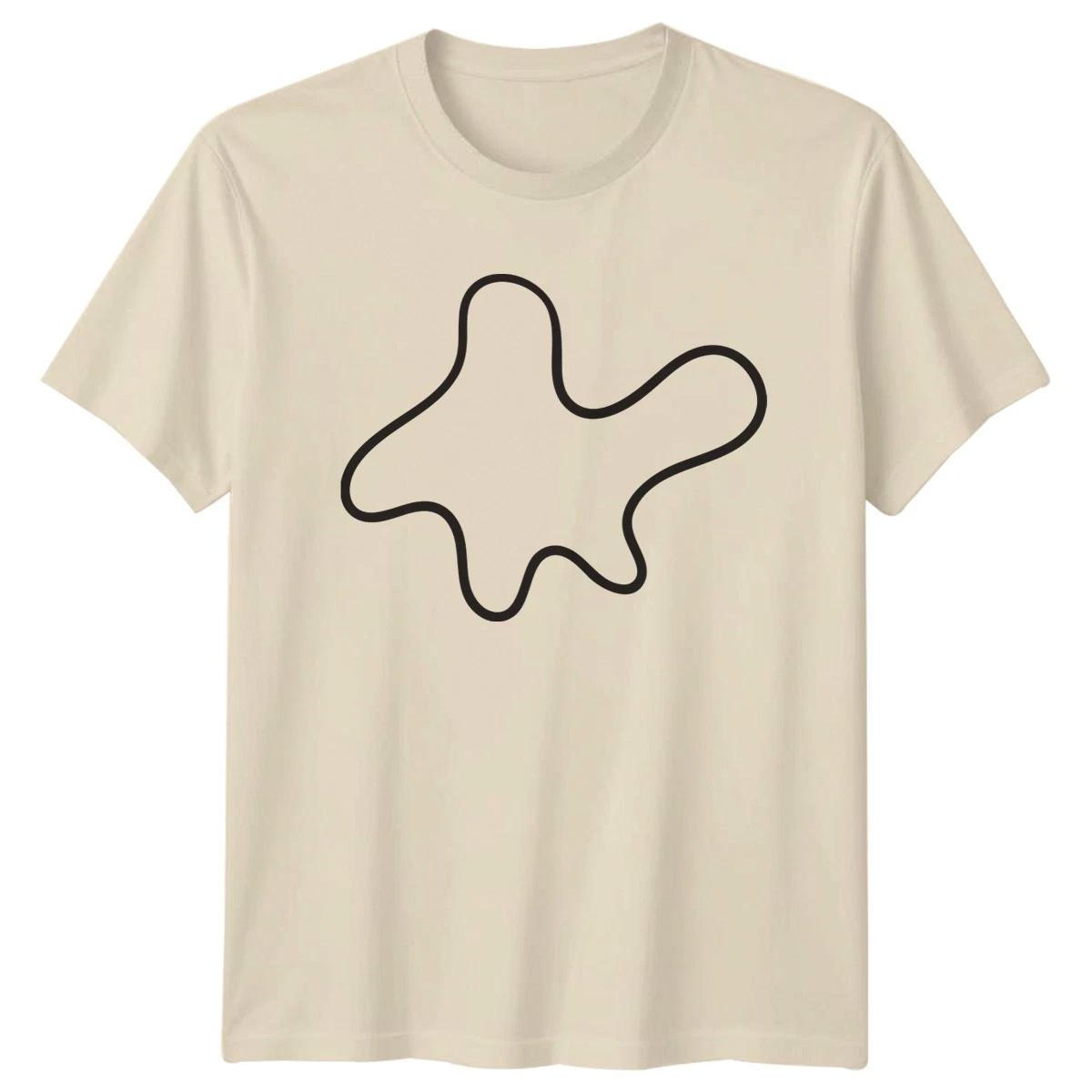 Abstract Organic Blob Shape Modern T-Shirt Organic Shape Abstract Art Birthday L