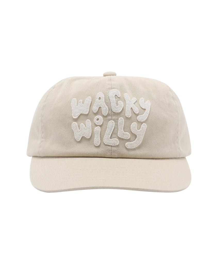 WACKY WILLY Applique Logo Half-Curve Cap (3 Colors)
