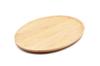 Swanson Trading Co., Ltd. Oval Wooden Plate, Medium Size, Approx. 26cm (W) X 20cm (D) X 1.7cm (H), Natural Finish, DR-003