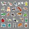 50pcs Animal Insect Stickers for Luggage, Laptops & Cars - Trendy Graffiti Design