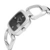 Gucci YA125509 Schwarzes Zifferblatt Edelstahl Diamant Damenuhr