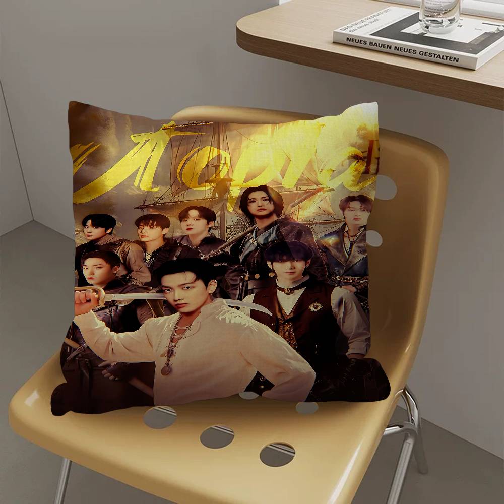 Boy Group A-ATE-EZ Pillow Gifts Home Office Furnishings Bedroom Sofa Car Cushion Cover Case 45x45cm