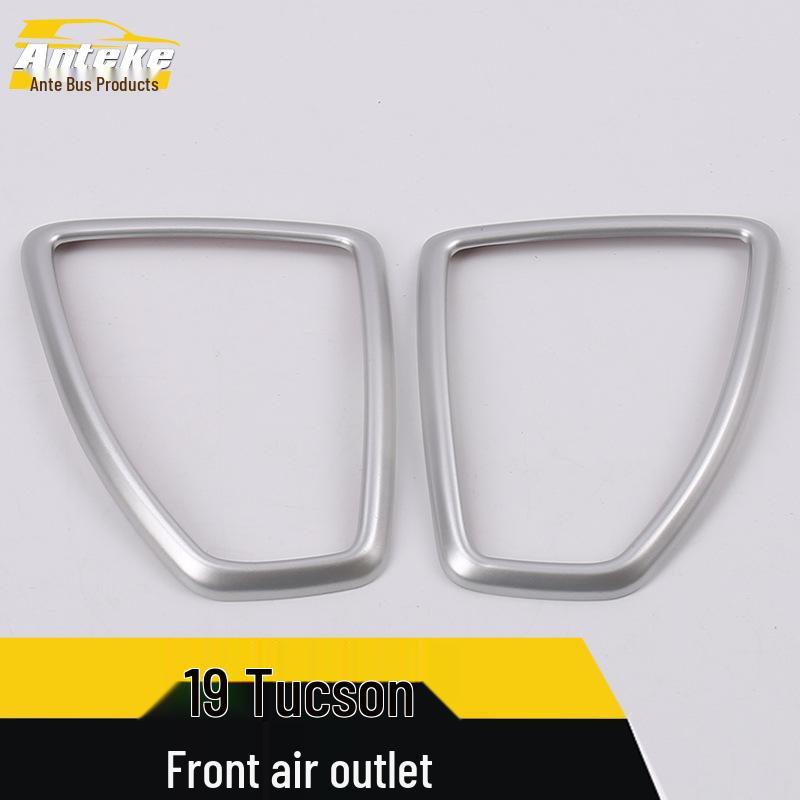19 Tucson Air Outlet Decorative Frame Stickers - Center Console Dashboard